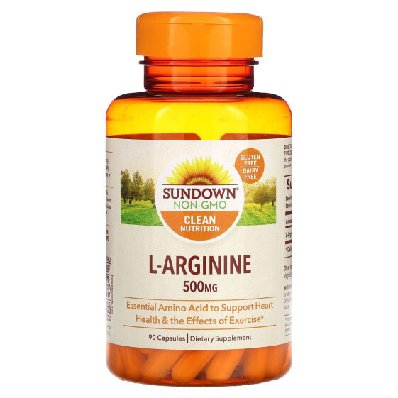 L-Arginine, 500 mg, 90 Capsules