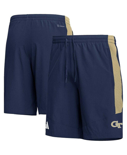 Men's Navy Georgia Tech Yellow Jackets AEROREADY Shorts