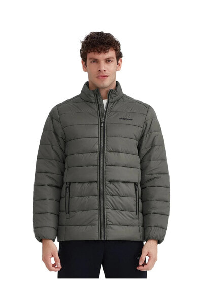 S231242 M Outerwear Padded Jacket Yeşil Erkek Mont