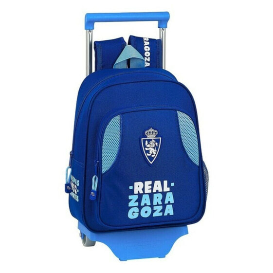 Школьный рюкзак с колесиками 705 Real Zaragoza (27 x 10 x 67 cm)