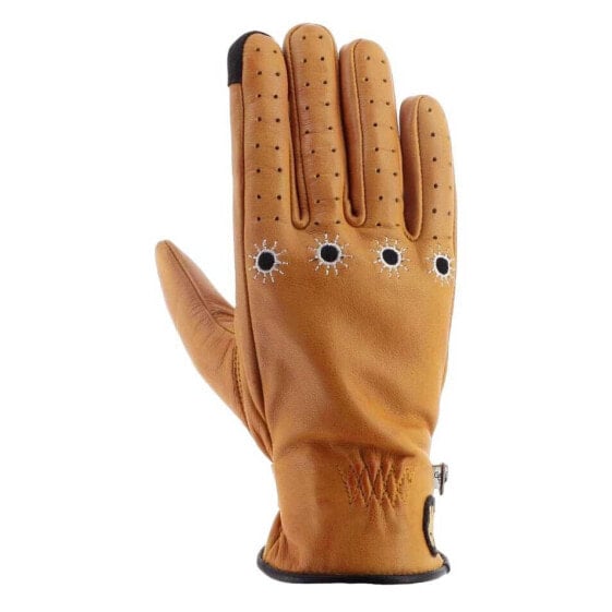 HELSTONS Shine woman leather gloves