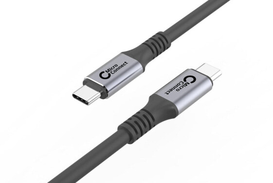 MicroConnect USB3.2CC01 - 1 m - USB C - USB C - USB 3.2 Gen 2 (3.1 Gen 2) - 2000 Mbit/s - Black