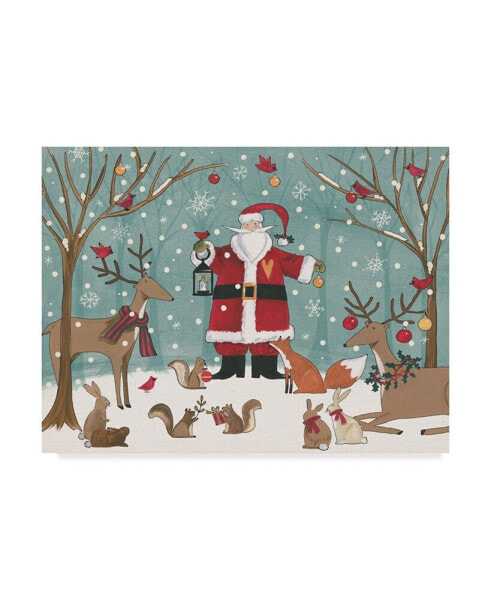 Anne Tavoletti Woodland Christmas VI Canvas Art - 20" x 25"