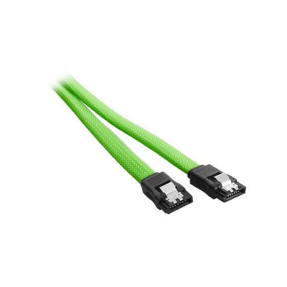 cablemod CM-CAB-SATA-N60KLG-R - 0.6 m - SATA III - Female/Female - Green - Straight - Straight