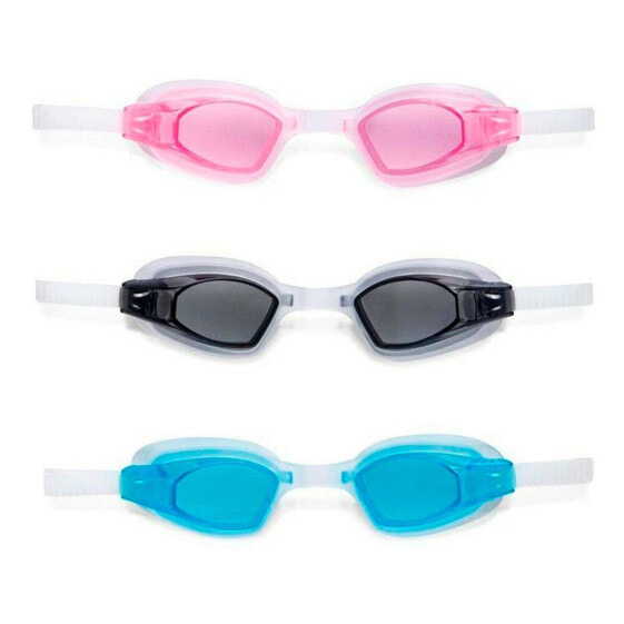 INTEX Juvenile Swimming Free Style Sport Goggles Assorted