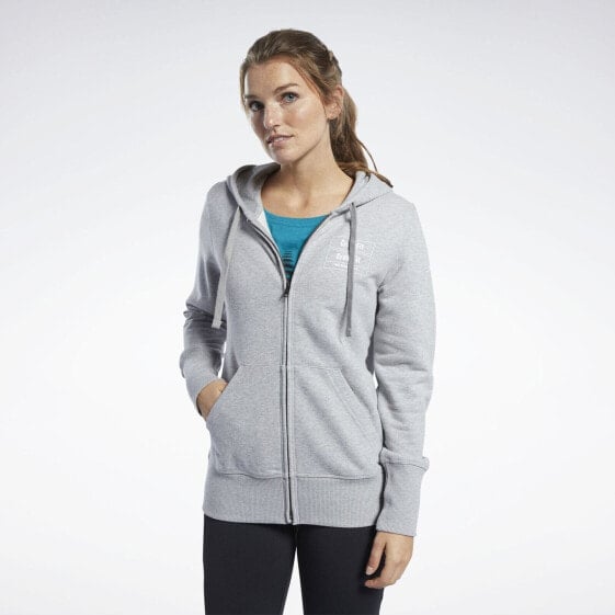 [FK4376] Womens Reebok CrossFit Full Zip Hoodie