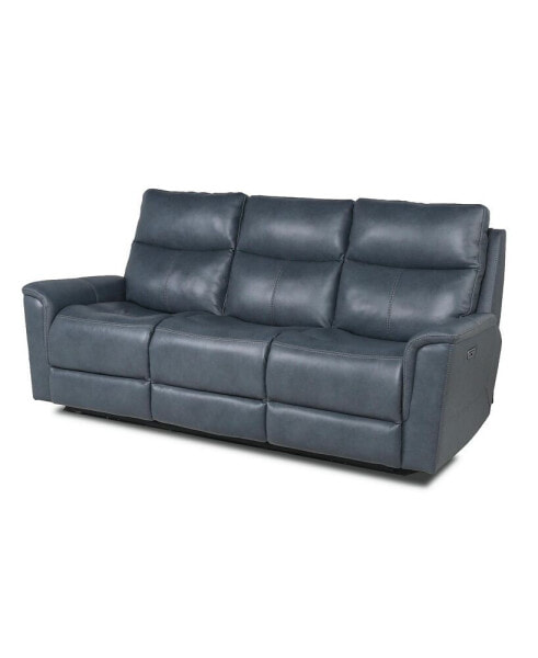 Drake 86" Leather with Power Headrest and Footrest Reclining Sofa