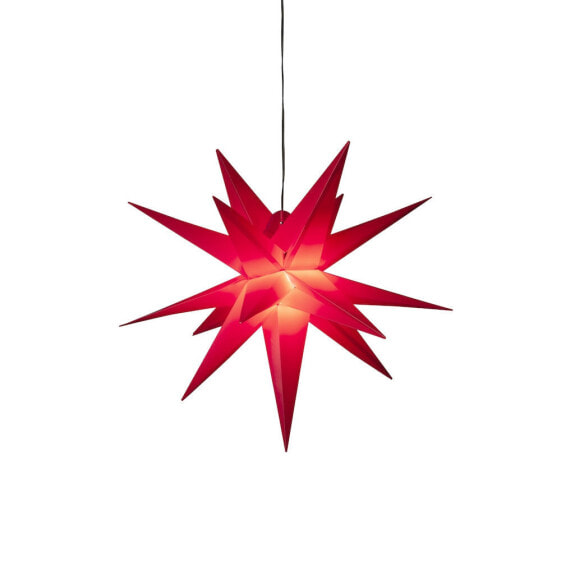 Konstsmide 3-D Kunststoffstern rot - Light decoration figure - Red - Plastic - IP44 - 1 lamp(s) - G4