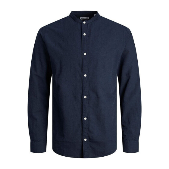 JACK & JONES Elinen Blend Band long sleeve shirt