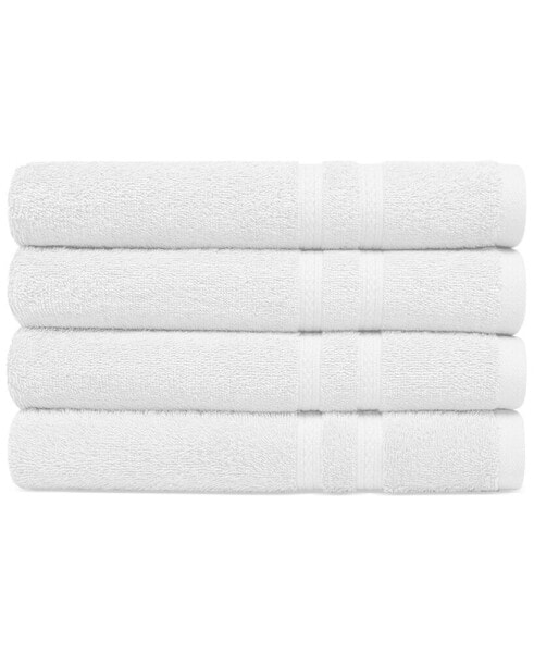 Supremely Soft 100% Cotton 4-Piece Bath Towel Set