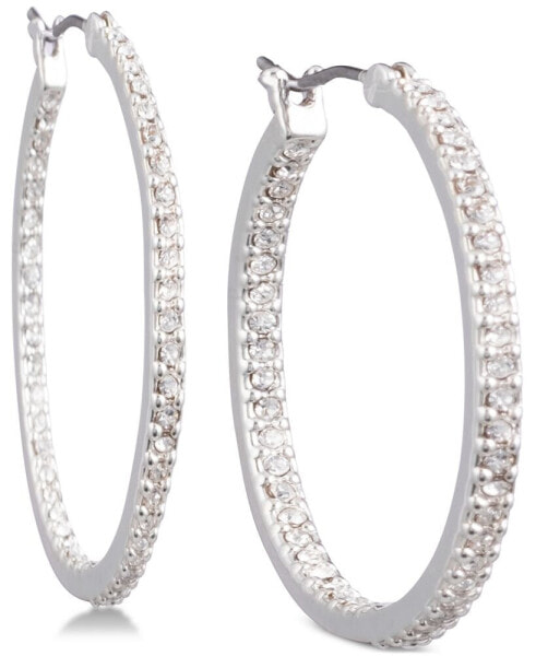 Серьги Ralph Lauren Crystal Hoop Extra Small