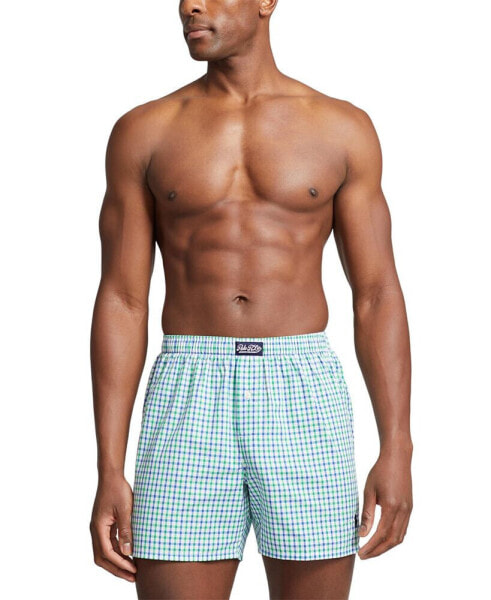 Men's Woven Cotton Boxer Shorts
