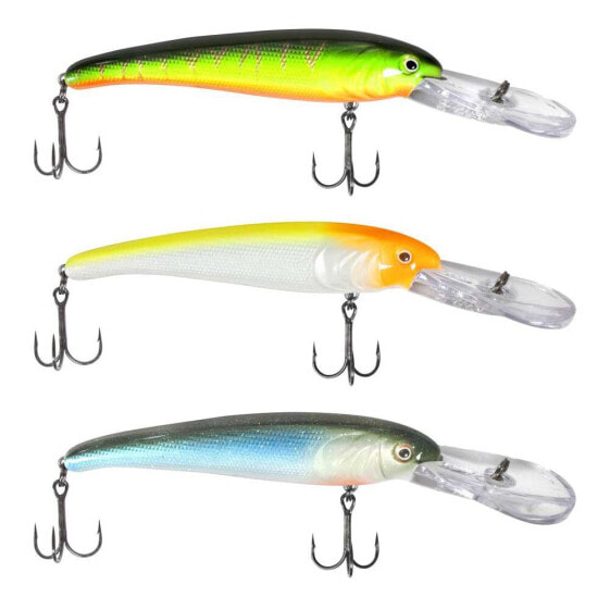 QUANTUM FISHING Heavy Duty Stretch 25+ Floating minnow 52g 150 mm