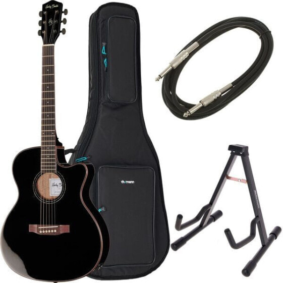 Harley Benton EAX-500TL Black Bundle