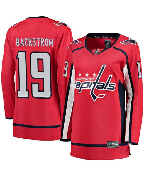 Women's Nicklas Backstrom Red Home Breakaway Player Jersey