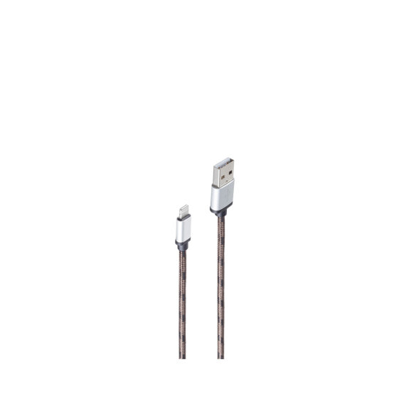 Разъем USB-A - мужской - мужской - Коричневый shiverpeaks BS14-50075 - 0.3 м - Lightning