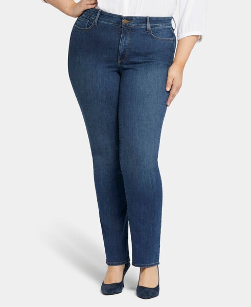 Plus Size Marilyn Straight Leg Jeans