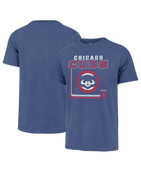 Men's Royal Chicago Cubs Borderline Franklin T-shirt