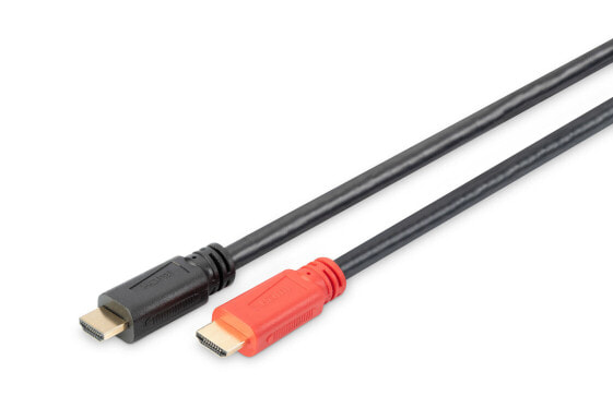 Кабель HDMI высокой скорости с Ethernet и усилителем сигнала Digitus
