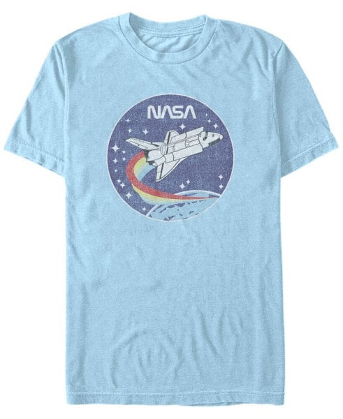 NASA Men's Cloud Burst Logo Short Sleeve T-Shirt