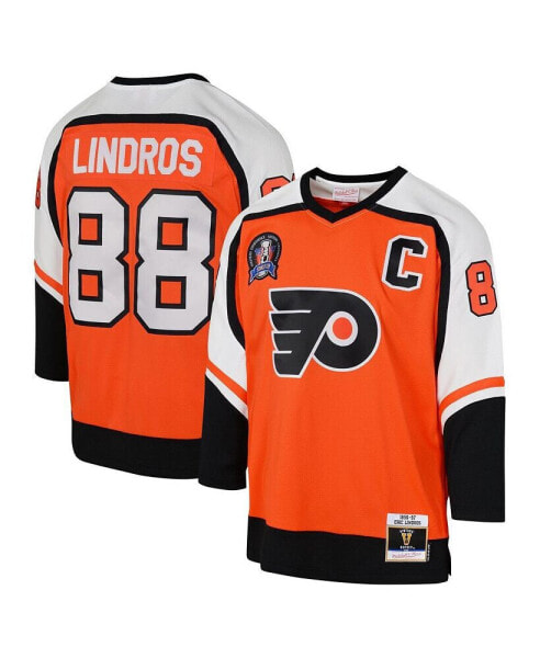Big Boys Eric Lindros Orange Philadelphia Flyers 1996-97 Blue Line Player Jersey