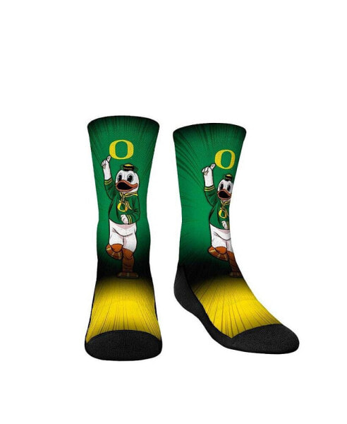 Youth Boys and Girls Socks Oregon Ducks Mascot Pump Up Crew Socks