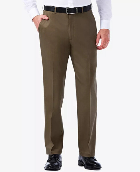 Брюки мужские Haggar Men Iron Free Premium Khaki Straight Fit Pant Flat Front Toast 40Wx29L