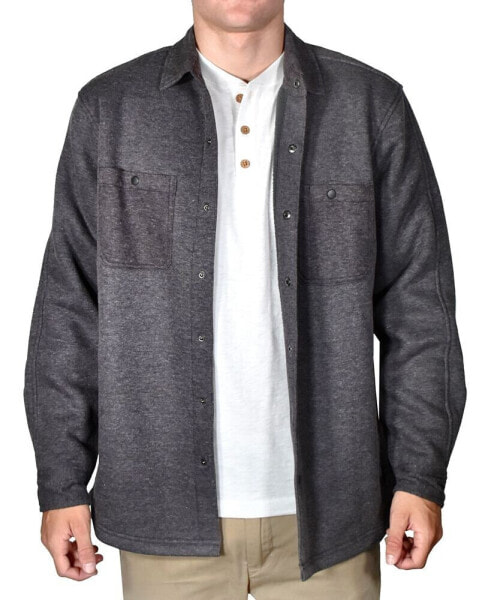Куртка Vintage 1946 мужская с воротником-стойкой и подкладкой из флиса