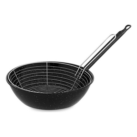 Сковорода с корзиной Vaello Чёрная эмалированная сталь Ø 26 см