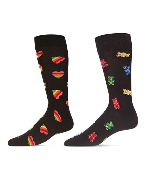 Men's Valentine Pair Novelty Socks, Pack of 2