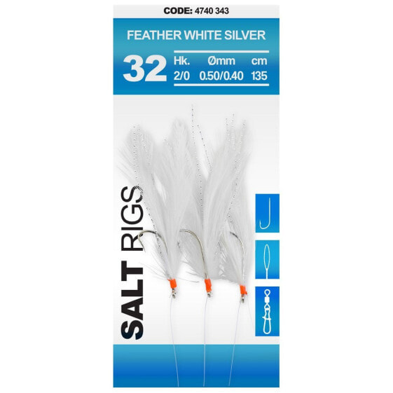 Приманка для рыбалки SPRO Salt 3 Feather Rig