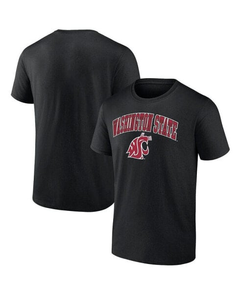 Men's Black Washington State Cougars Campus T-shirt