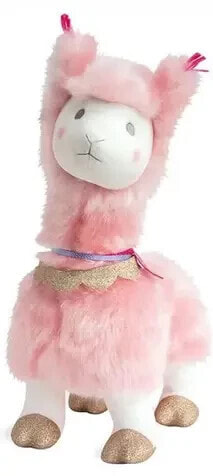 Мягкая игрушка Doudou et Compagnie розовый лама GM 50 см