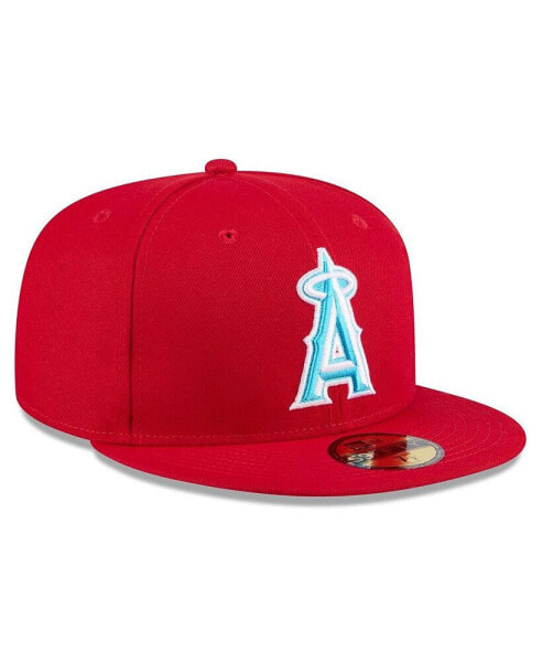 Men's Red Los Angeles Angels 2024 Father's Day 59FIFTY Fitted Hat