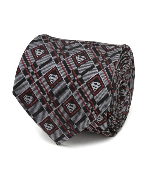 Men's Superman Geometric Silk Tie