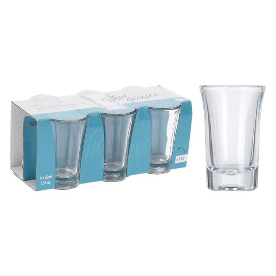 EXCELLENT HOUSEWARE Set Glass 40ml Cup 6 Units