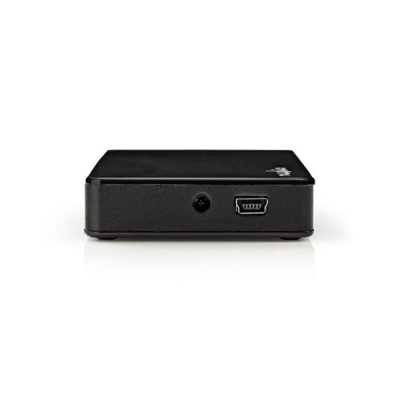 Nedis UHUBU2730BK - USB 2.0 - USB 2.0 - Black - 1 pc(s) - Blister - USB