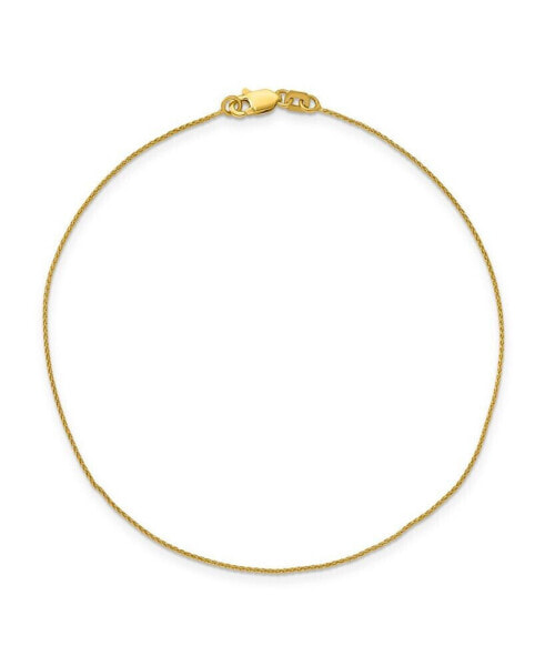 Spiga Anklet Chain in 14k Yellow Gold