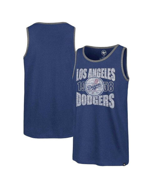 Men's Royal Los Angeles Dodgers Upload Franklin Tank Top