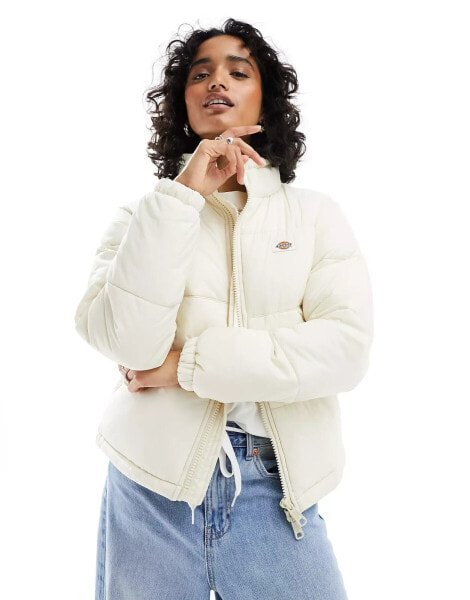 Dickies alatna puffer jacket in stone