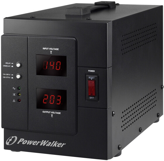 Источник бесперебойного питания BlueWalker AVR 3000/SIV - 230 V - 50/60 Hz - 3 kVA - 2400 W - Type F - Terminal