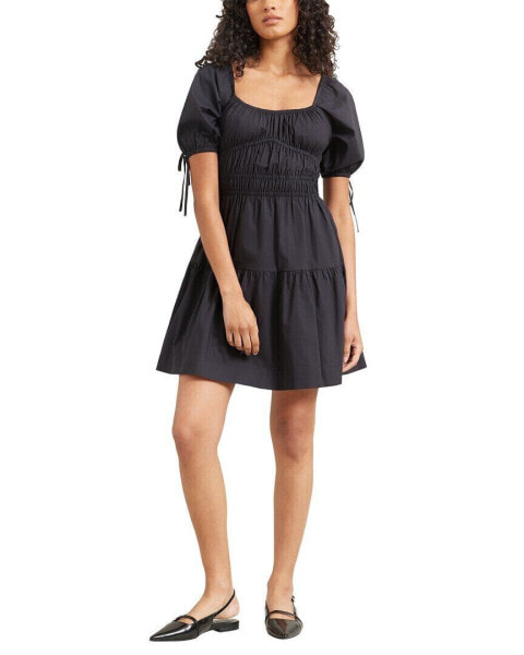 Платье женское Modern Citizen Mori Smocked-Waist Tiered Mini Dress