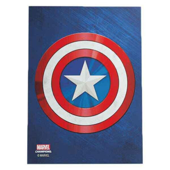 GAMEGENIC Card Sleeves Marvel Champions Captain America 66x91 mm
