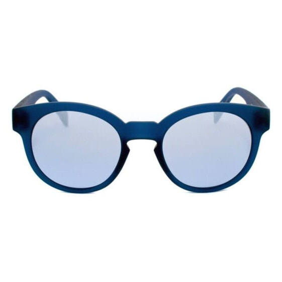 Мужские очки солнцезащитные круглые синие Italia Independent 0909-021-000 ( 51 mm) Синий ( 51 mm)