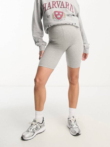 ASOS DESIGN Maternity over the bump legging in grey marl