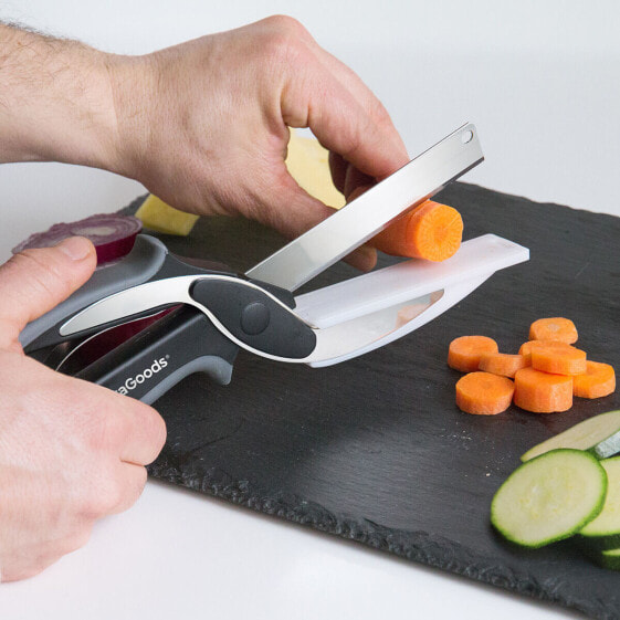 Нож-Ножницы с Интегрированной Мини-Доской для Резки Scible InnovaGoods