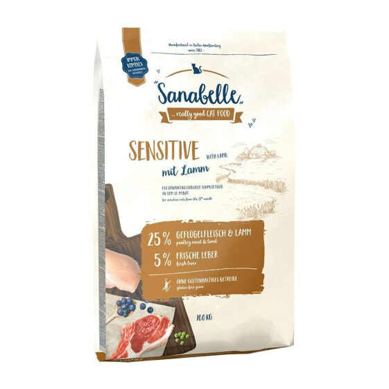 Фураж BOSCH Sanabelle Sensitive Для взрослых Мясо ягненка 10 kg