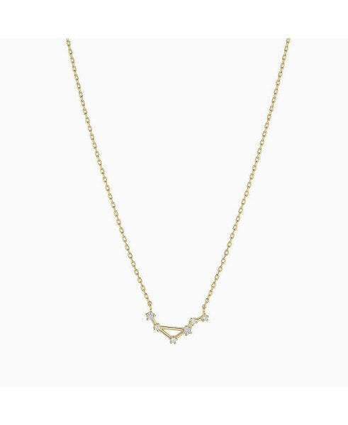 Constellation Necklace - 12 Zodiac Constellation - Gold