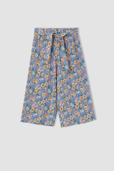 Брюки Defacto Floral Culotte Capri Boy Pants