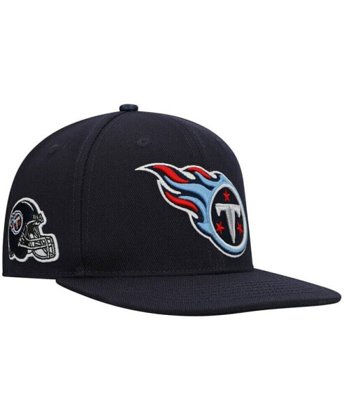 Men's Navy Tennessee Titans Logo II Snapback Hat